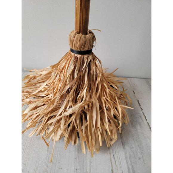 Vintage AS IS witch broom animated prop home decor scary - Picture 5 of 11